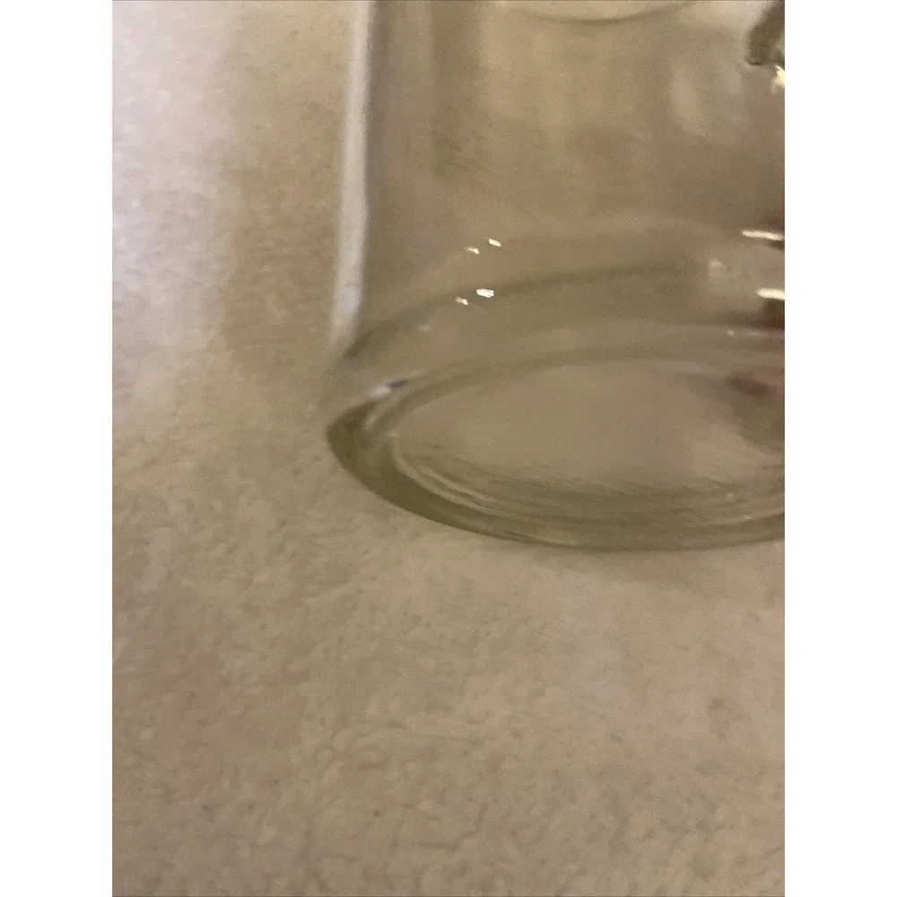 Pepsi Cola White Logo Glass Pitcher Clear Etched Vintage Pizza But